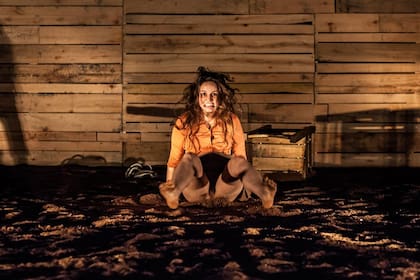 Escena de la mujer chancho (con Milva Leonardi)