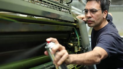 Escena de la película Imprenteros