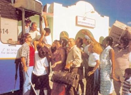 Escena de "Lista de espera", la película icónica del Periodo Especial