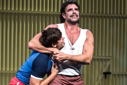 Escena de Sansón de las islas, la flamante apuesta del Complejo Teatral de Buenos Aires