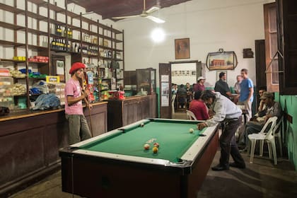 Escena de una tarde cualquiera en la Pulpería Don Segundo Sombra de Los Reartes.