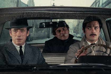 Escena del film "El Círculo Rojo", con Yves Montand