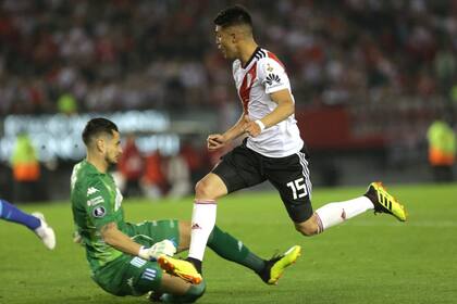 Escena del segundo gol de River