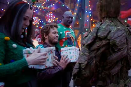 Escena del trailer de Guardianes de la galaxia Holiday Special. Captura de video