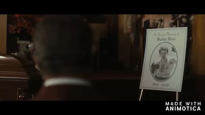 Escena eliminada funeral Spider Rico, personaje interpretado por el argentino Pedro Lovell