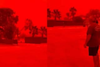 El cielo se tiñó de rojo en Australia por un fenómeno inusual: la explicación de los expertos