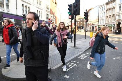 Escenas de pánico en el centro londinense