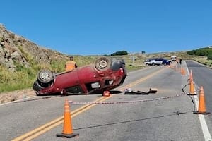 Escenas del accidente en el kilómetro 53 de la Ruta 34, en Córdoba