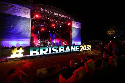 Escenas en Brisbane luego de que el COI anunciara a esa ciudad de Australia como escenario de los Juegos Olímpicos de 2032.