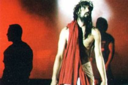 Escenificación de la Pasión de Jesús realizada por los habitantes de General Madariaga