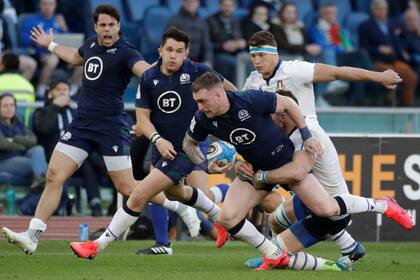 Escocia venció a Italia en el Olímpico de Roma