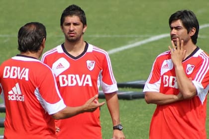 Escudero, junto a Ramón y Emiliano Díaz