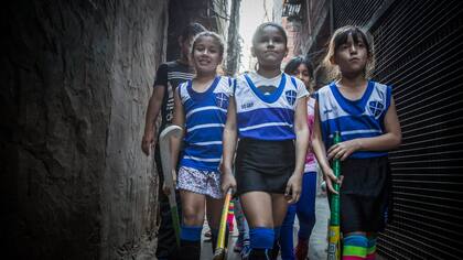 Escuela de hockey femenino de la villa 1-11-14