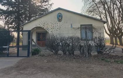Escuela Primaria N°14 de jornada completa, cerrada por el paro docente en el distrito de Colón, provincia de Buenos Aires