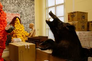 Esculturas de poliuretano realizadas en los últimos años de su vida