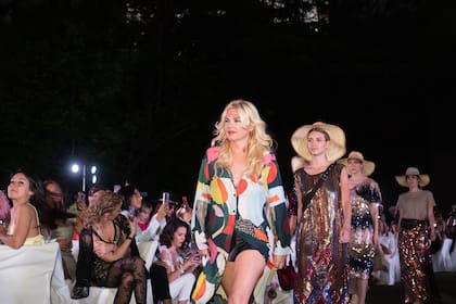 Esmeralda Mitre, en el desfile de Benito