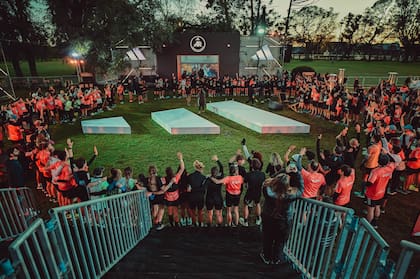 Espacio adidas en la Media Maratón de Buenos Aires.