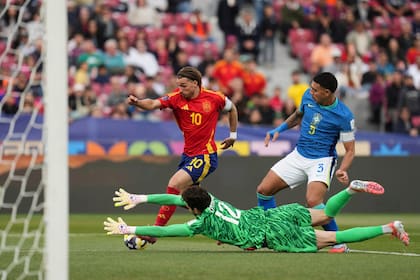 España derrotó a Brasil 1 a 0 y lo eliminó del Mundial Sub 20