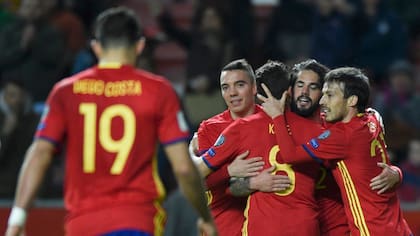 España goleó a Israel en Gijón