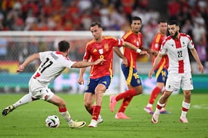 España le pone fútbol al partido pero no liquida a Georgia, que es peligroso de contrataque