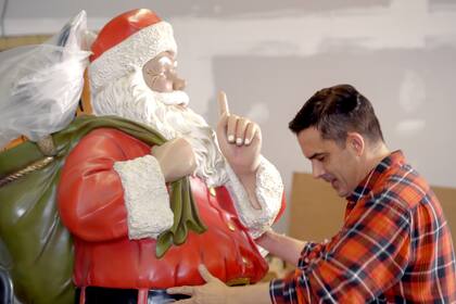 Decorar y festejar con el señor Navidad