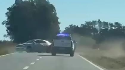 Espectacular persecución de película en la Ruta Provincial 65