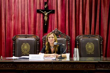 La jueza Carolina Crispiani, del Tribunal Oral N° 4 de La Plata
