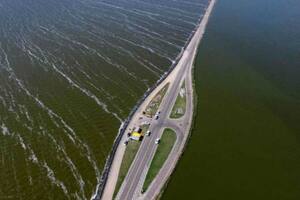 Esperan que con la obra baje el nivel de la laguna