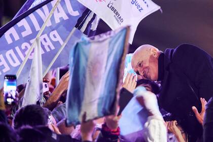 Espert anoche, en el acto en Moreno