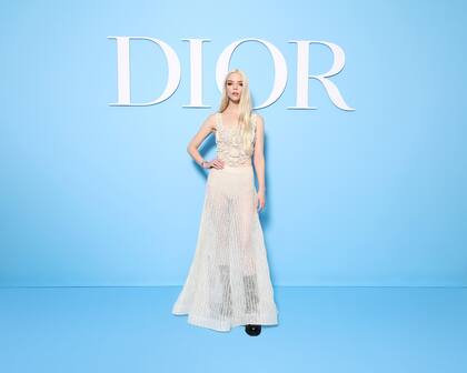 Espíritu argentino, Anya Taylor-Joy se lució en la prmera fila de Dior