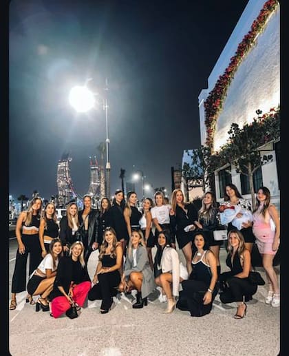 esposas y novias de futbolistas en Qatar