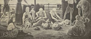 El oficio con el cual las mujeres sorprendían por su destreza y velocidad