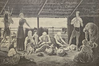 El oficio con el cual las mujeres sorprendían por su destreza y velocidad