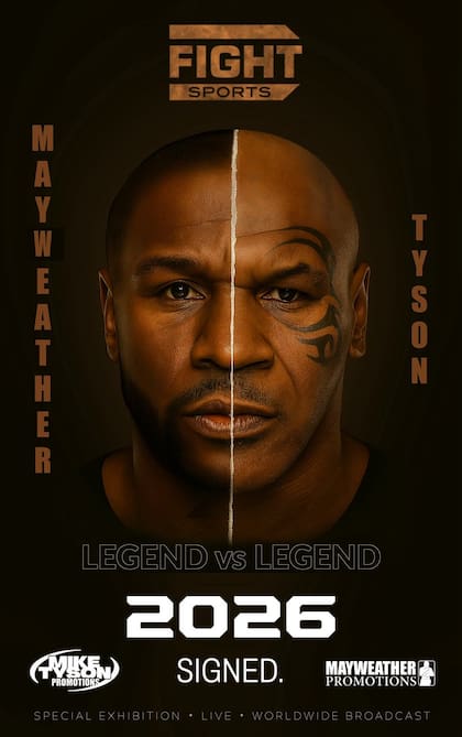 Está confirmada la pelea entre Mike Tyson y Floyd Mayweather (X @miketyson)