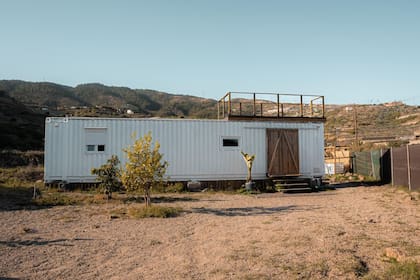 Esta construcción es la que armó Eloy y hoy ayuda a otros a conseguir sus propias casas