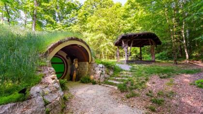Está en el bosque en McEwen, Tennessee, Estados Unidos.
Foto: Airbnb