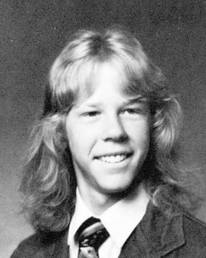 James Hetfield en tiempos de "High School"
