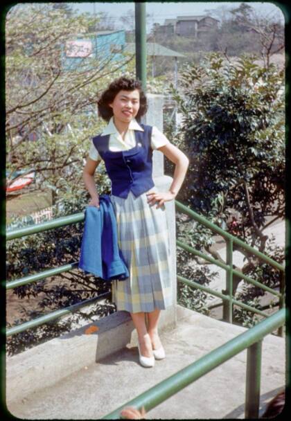 Esta es la foto que Duane Mann conservó de Peggy Yamaguchi y la que adjuntó en su publicación de Facebook pidiendo ayuda para encontrarla