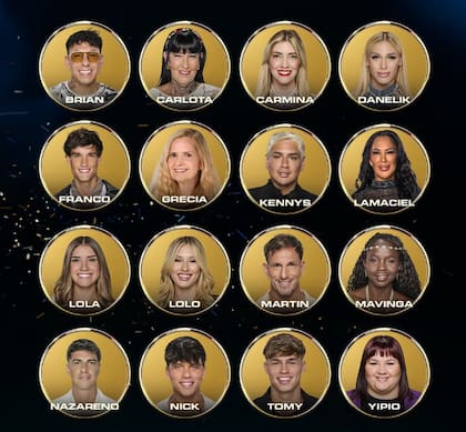 Esta es la placa de los 16 exparticipantes de Gran Hermano 2026 que aspiran a volver a la casa