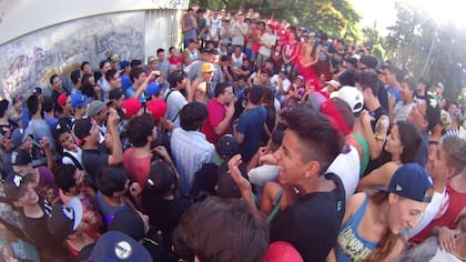 Esta es la primera locación del Quinto Escalón en la entrada del parque Rivadavia