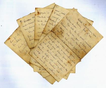 Esta es una carta de un soldado británico que escribió sobre la Tregua de Navidad de 1914