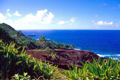 Esta es una de las vistas de la ciudad de Adamstown