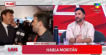 Esta fue la reacción de García Moritán cuando Ochoa le preguntó si había engañado a Pampita (Foto: Captura LAM)