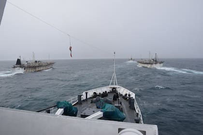 Ésta fue la última vez que la tripulación del Mantilla vio a los buques de la empresa Yantai Jingyuan Fisheries