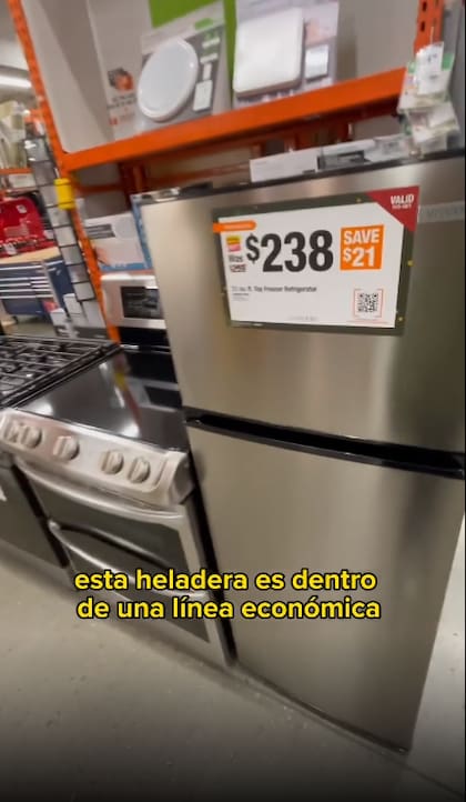 "Esta heladera está dentro de una líena económico", explicó el argentino (Foto: Captura de video)