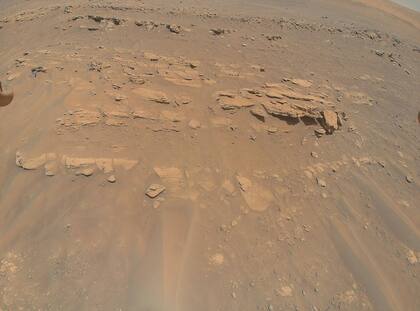 Esta imagen de un área que el equipo del rover Mars Perseverance llama "Faillefeu" fue capturada por el helicóptero Ingenuity Mars de la NASA durante su decimotercer vuelo a Marte el 4 de septiembre de 2021