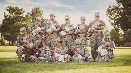 Esta imagen, viralizada en redes sociales, fue publicada por una ex integrante del ejército de Estados Unidos