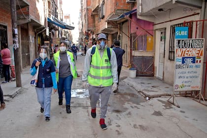 La búsqueda de casos positivos de covid-19 en barrios vulnerables comenzó el 5 de mayo en la villa 31