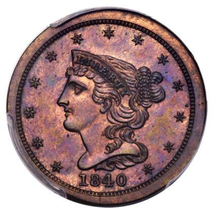 Esta moneda fabricada en cobre se vendió en miles de dólares en una subasta
