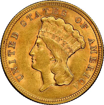 Esta moneda fue acuñada en 1854